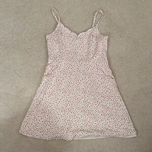41 Hawthorn Cream Dress with Pink Floral Print